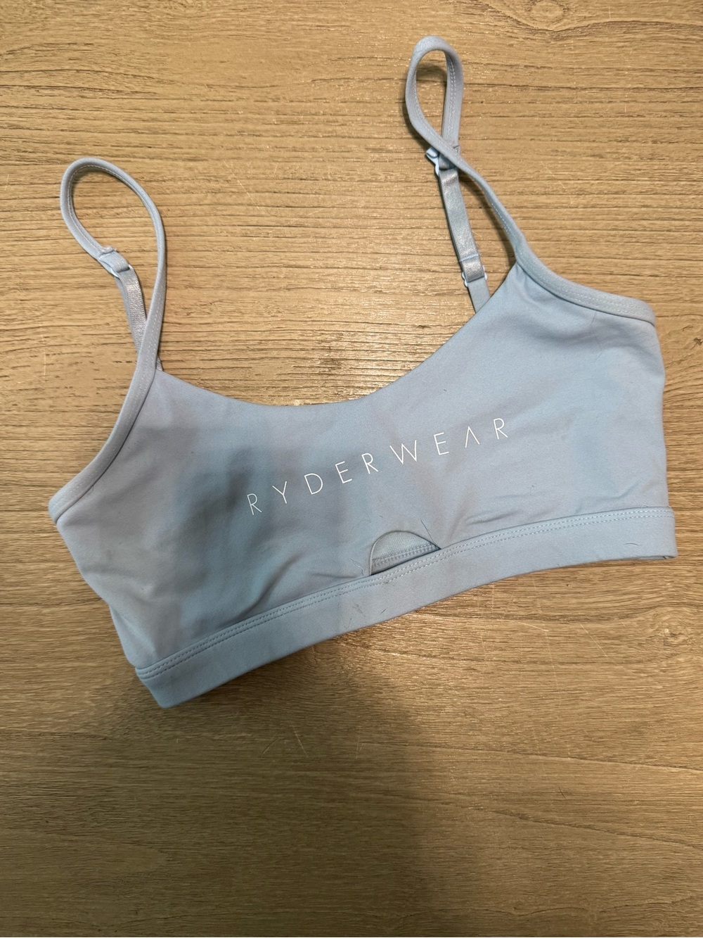 Ryderwear Pastel Blue Seamless Bralette with Adjustable Straps